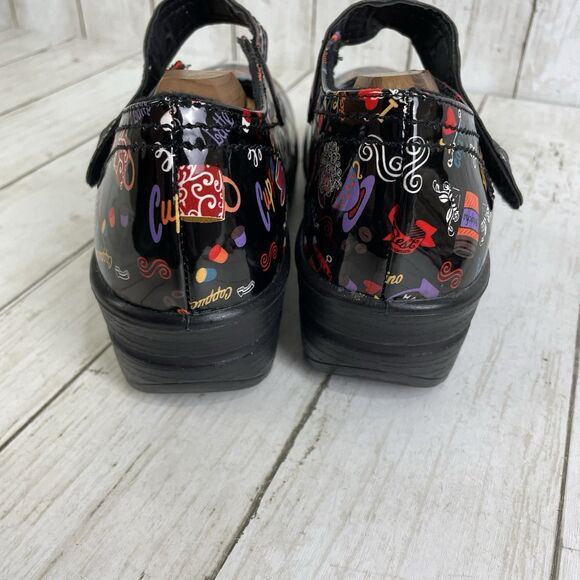 Easy Works by Easy Street Clogs Mary Janes Nurse Shoes Size 9 ~ Letsee Coffee - Picture 7 of 10